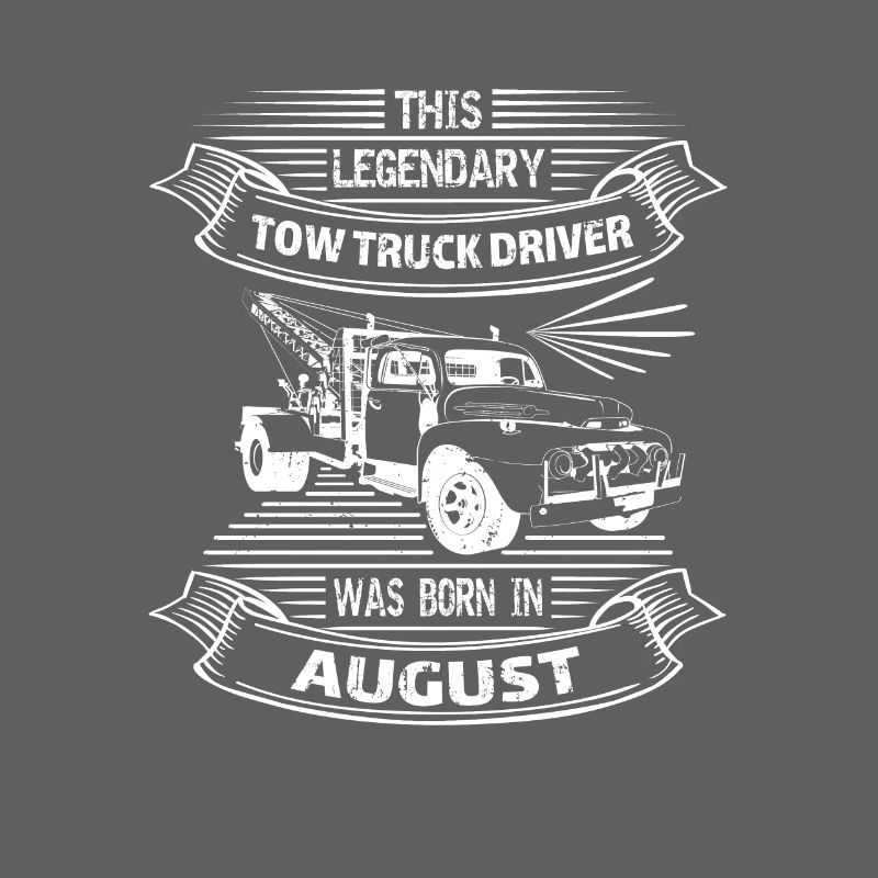 Abschlepper Abschleppwagenfahrer Geburtstag August