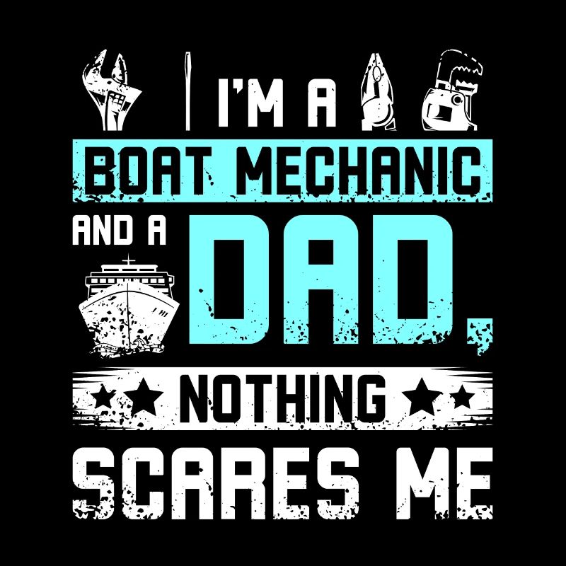 Mécanicien de bateau et père papa