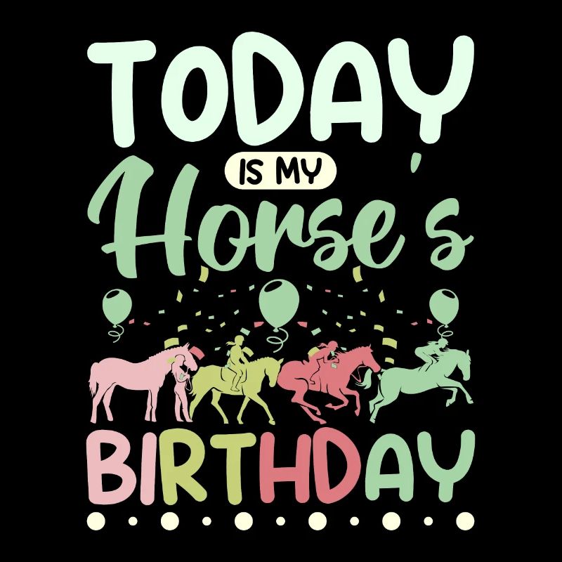 Aujourd’hui, c’est l’anniversaire de mon cheval