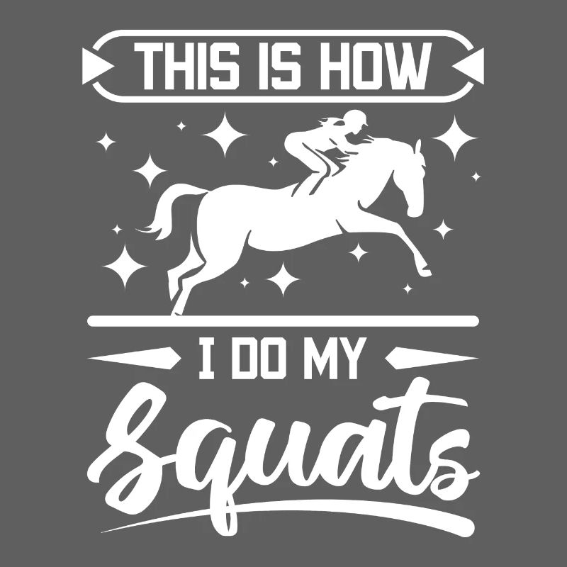 Comment je fais mes squats équitation