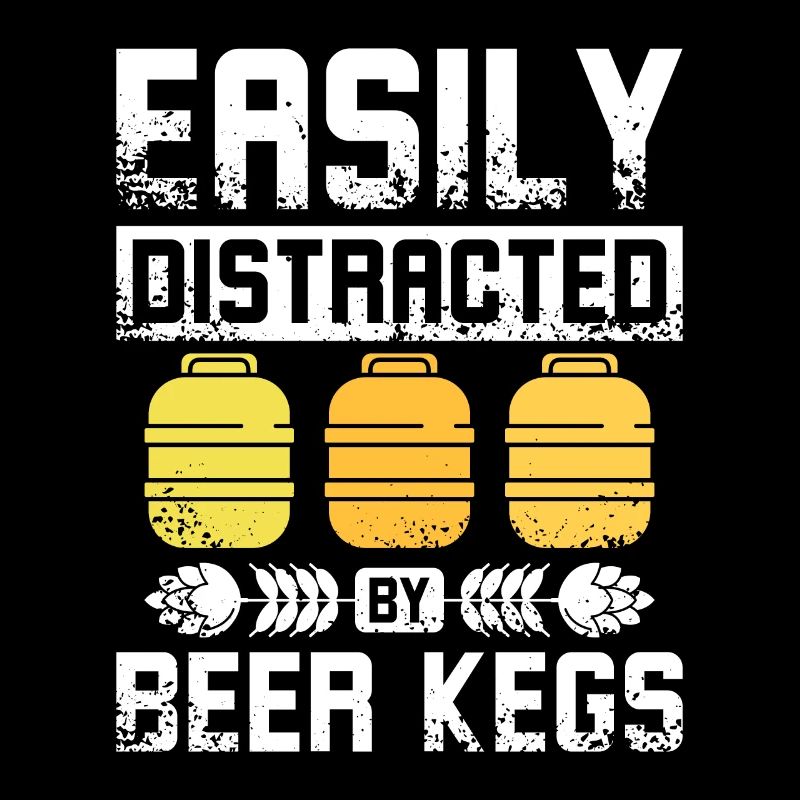 Facilement distrait par les fûts de bière