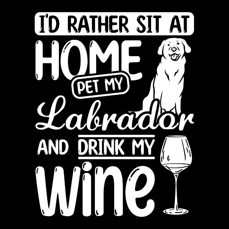 Le vin et le Labrador