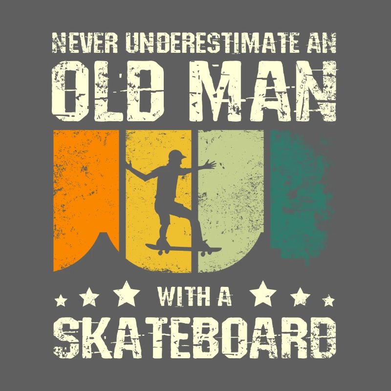 Don't underestimate an old man with a skateboard