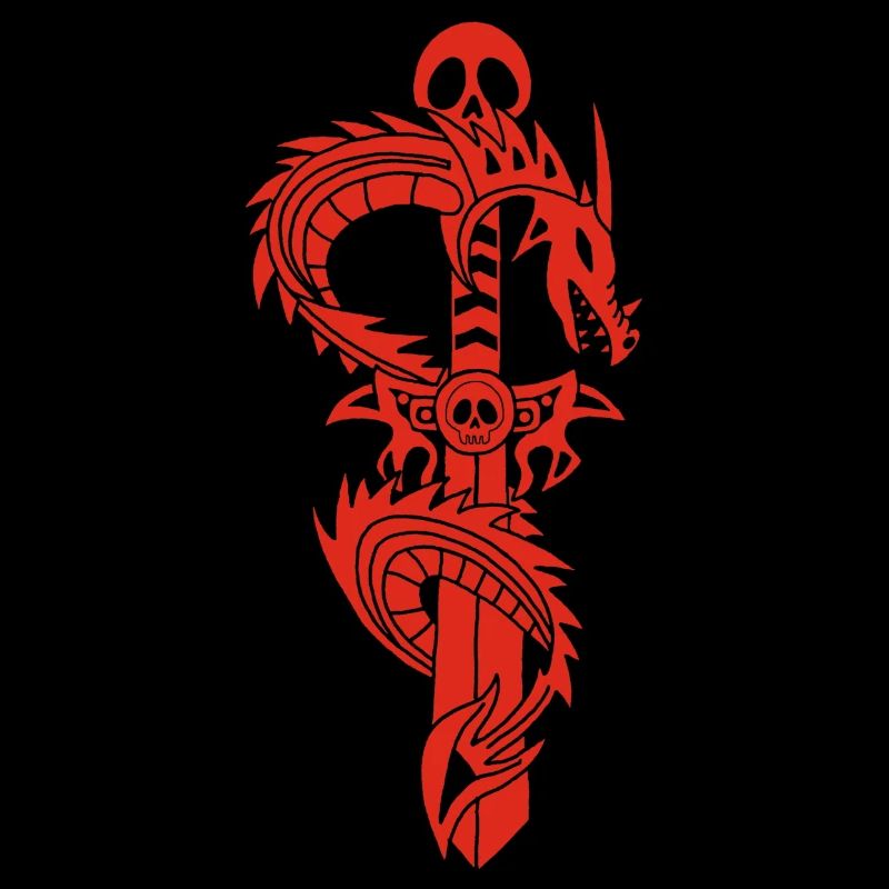 Le dragon rouge et l'épée