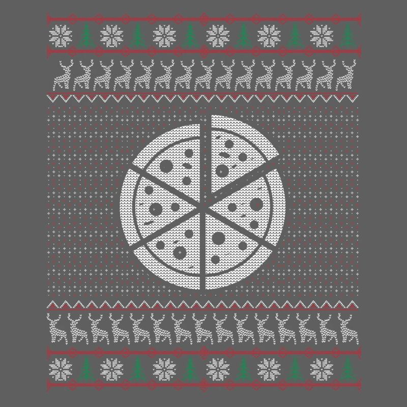 Pizza laid cadeau de Noël Pull