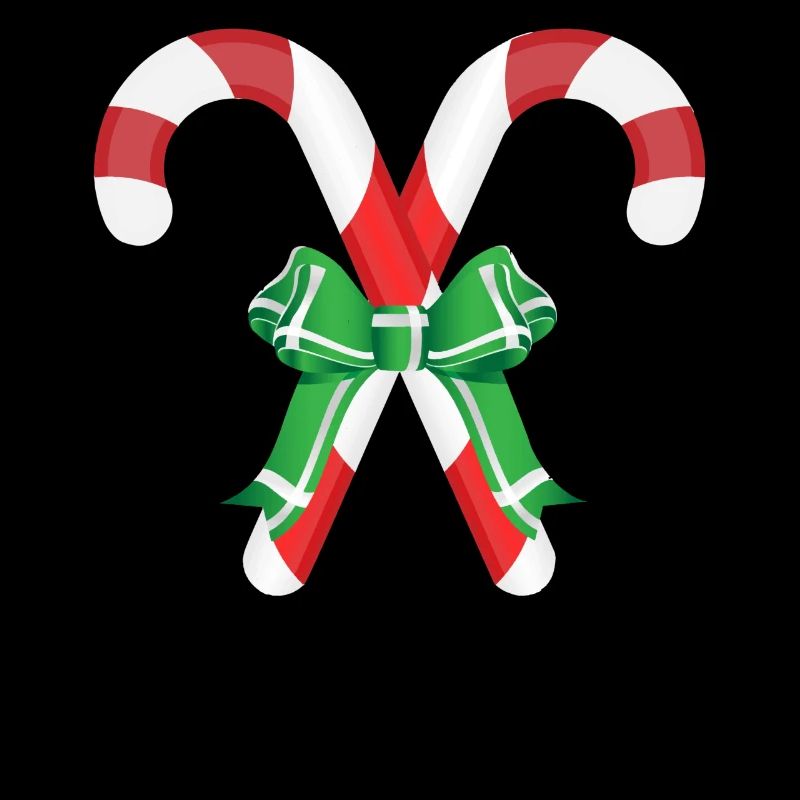 cannes de bonbons de Noël