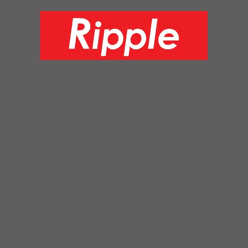 Ripple Red Rectangle Cryptocurrency XRP Blockchain