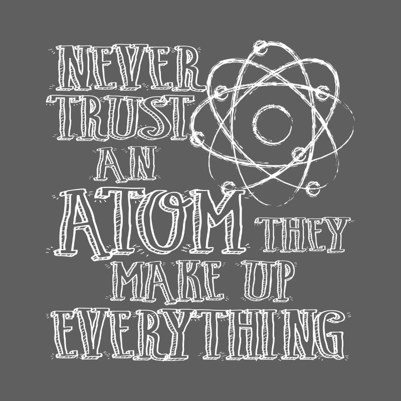 Math Physics Science Gift Atom Funny