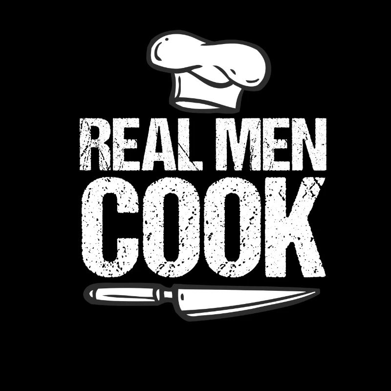 Real men cook - cook - gift