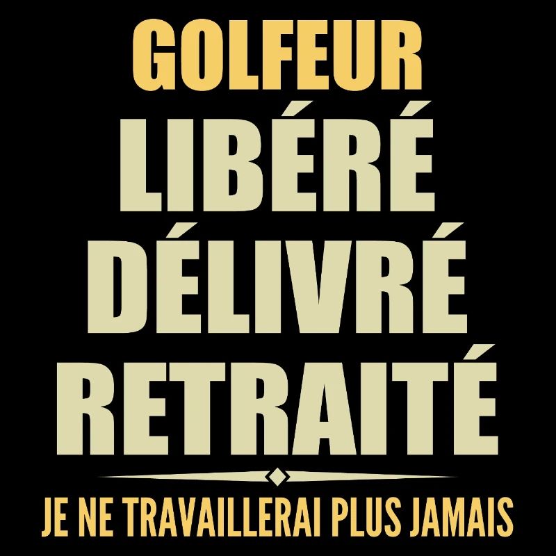 Golfer feiert Ruhestand mit Humor Geschenk