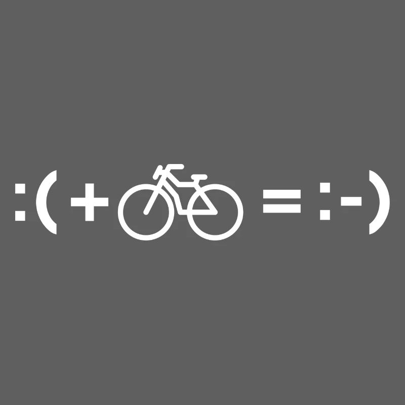 Minimal Line Bicycle Graphic
