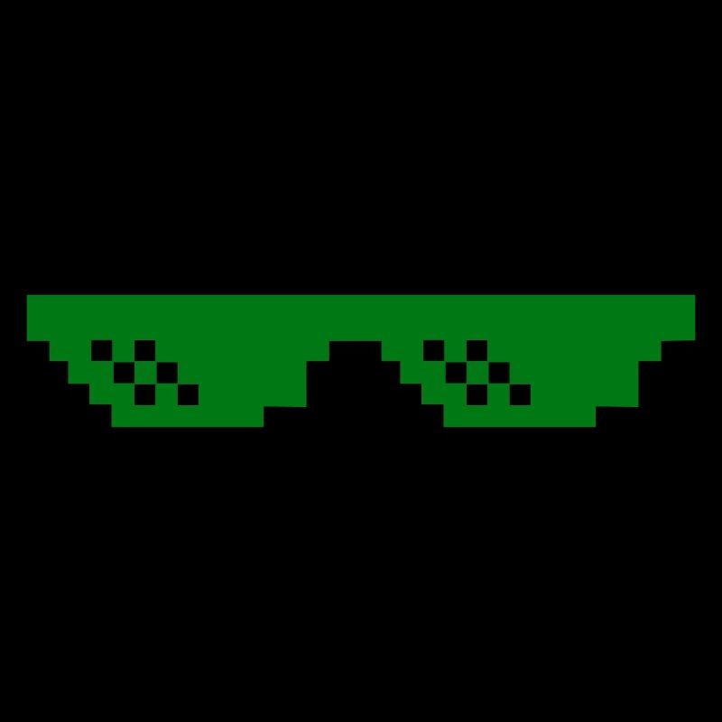 Motif de pixels verts avec blocs de contraste