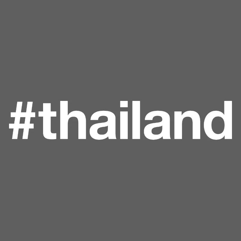THAILAND Hashtag White