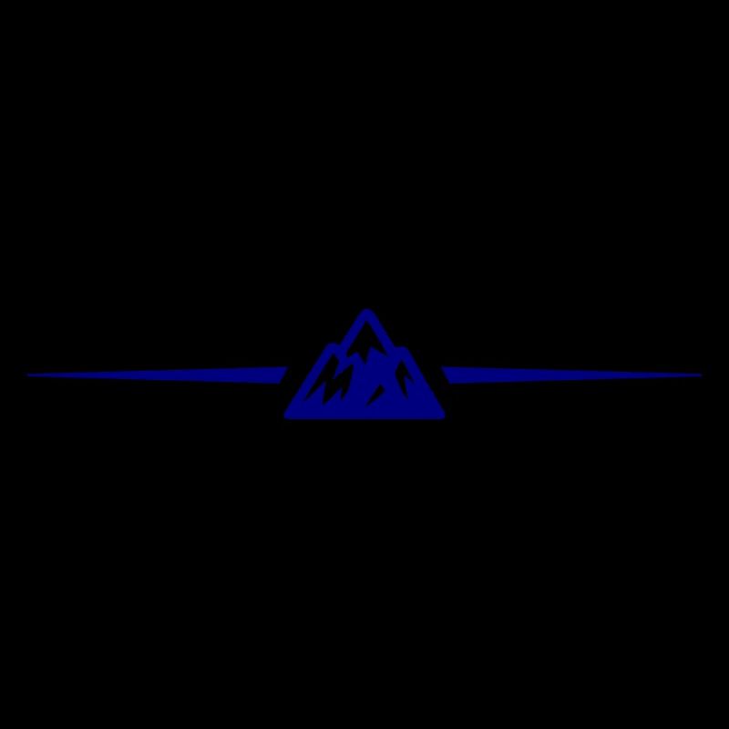 Mountains icon line