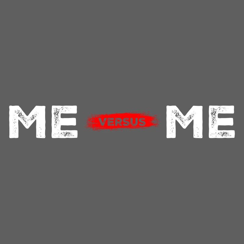 Me Me Red Brush Split Portrait