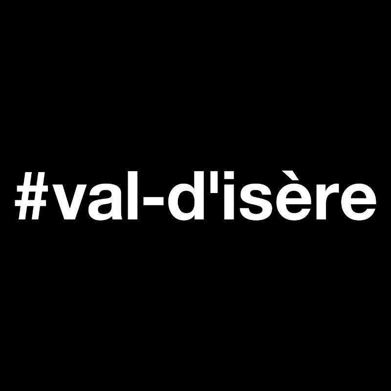 Val-d'Isere Skiing Hashtag