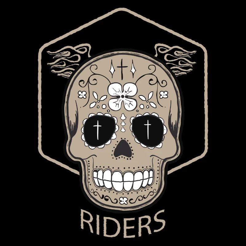 skull riders skull biker motorcycle dead symbol