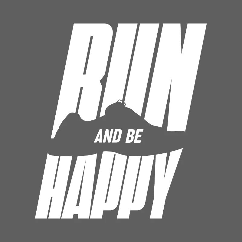 Running happily