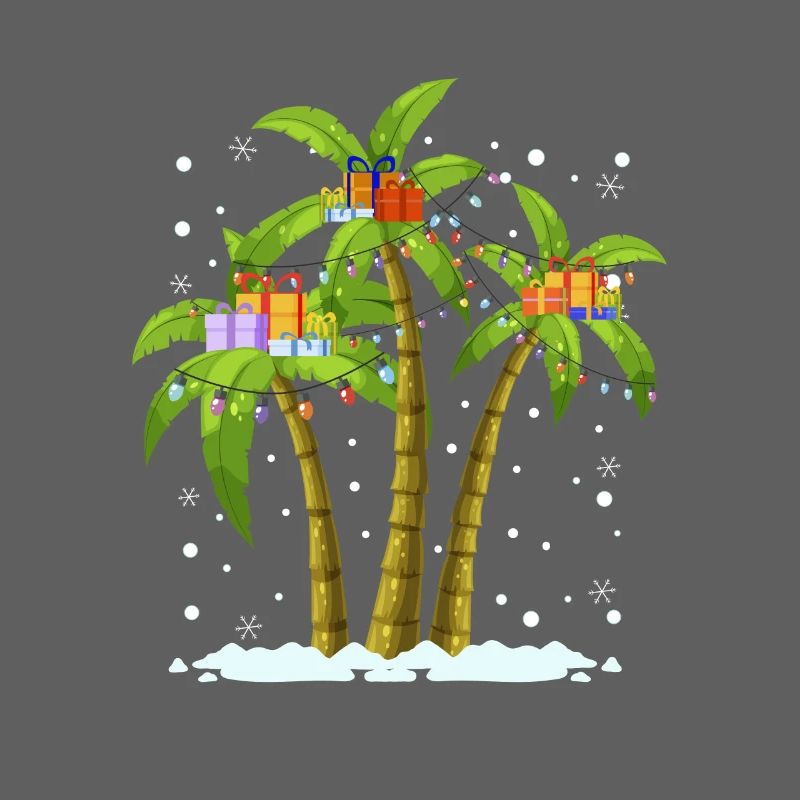Decorated palms at Christmas? No problem!