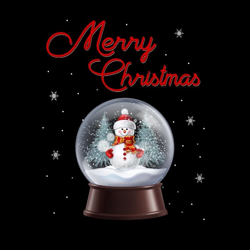 Snow Globe Snowman Winter Magic