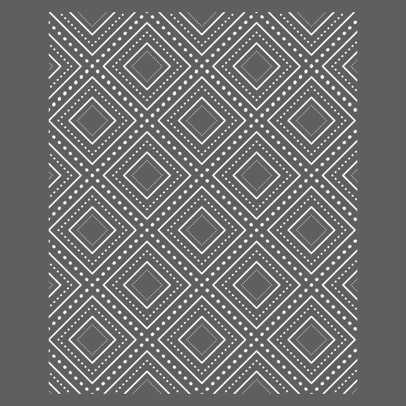 Pattern à carreaux blanc - Kook Art