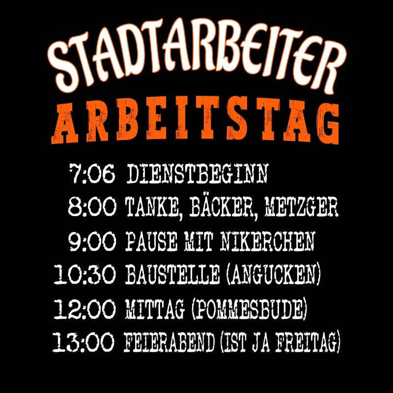 Stadtarbeiter Arbeitstag - Bauhof Mitarbeiter