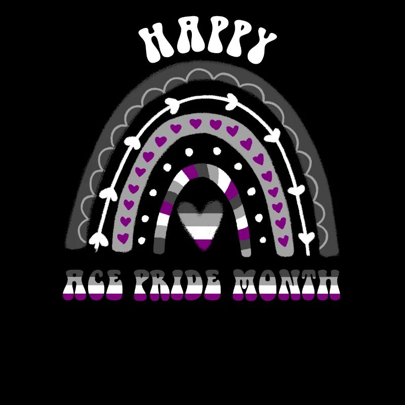 Happy Ace Pride Mois De l’arc-en-ciel asexué