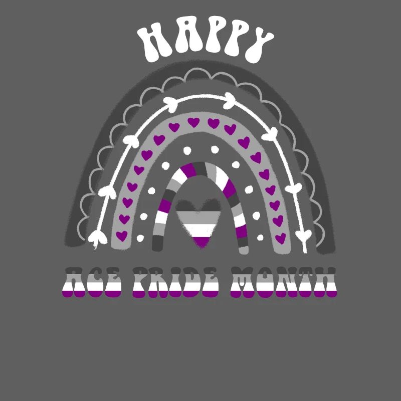 Happy Ace Pride Mois De l’arc-en-ciel asexué