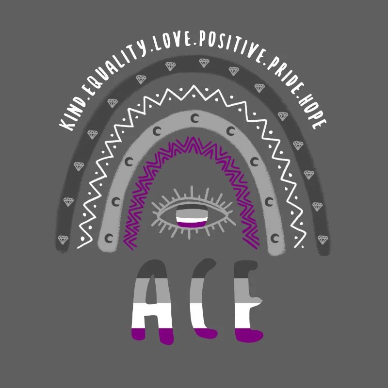 Boho Regenbogen Ace Pride