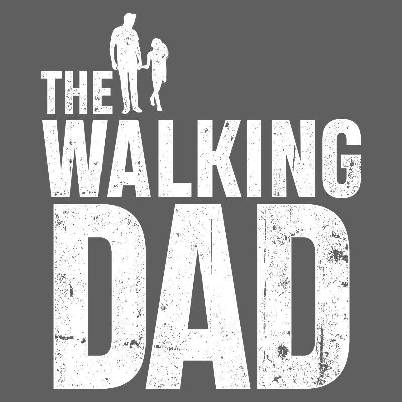 Walking Dad Parody Silhouette