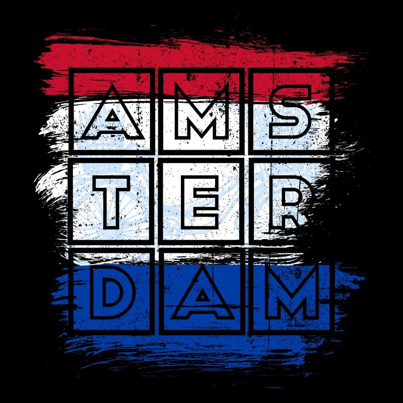 Amsterdam Grid Flag