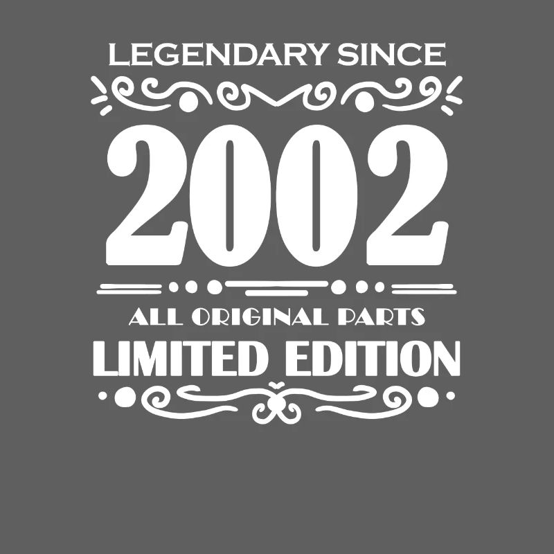 2002 - Année de construction 2002 - Né en 2002