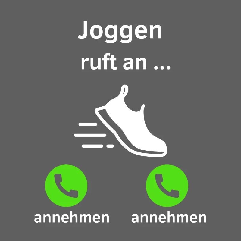 Joggen ruft an - annehmen oder annehmen?
