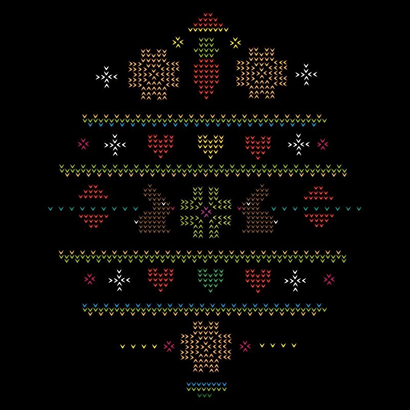 Easter motifs in knitting pattern style for Easter