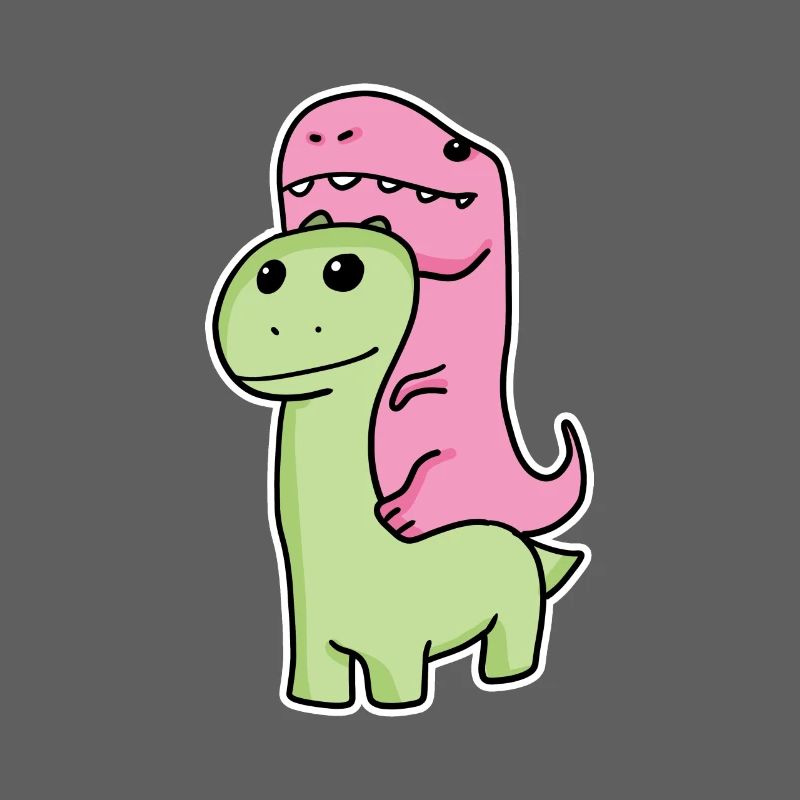Two dinosaurs