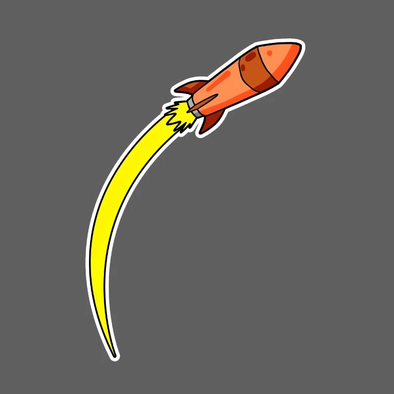 Rakete Orange