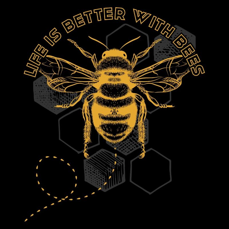 Bee Hex Grid: Life is Better with Bees
