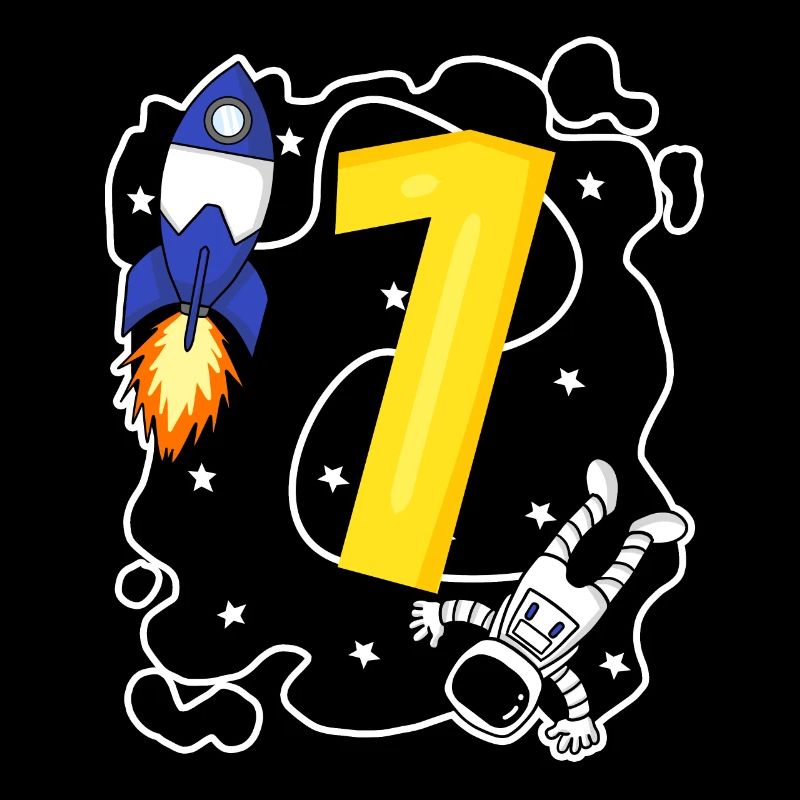 1 Geburtstag Junge Sohn Astronaut