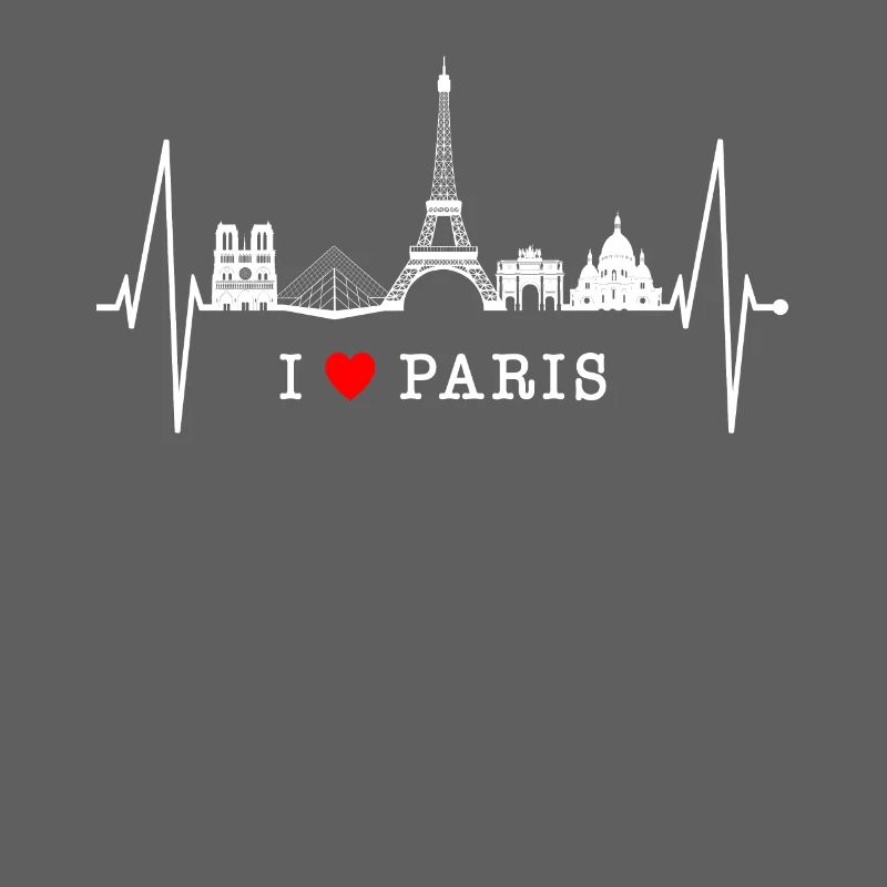 Paris Skyline Herzschlag Eiffelturm Frankreich
