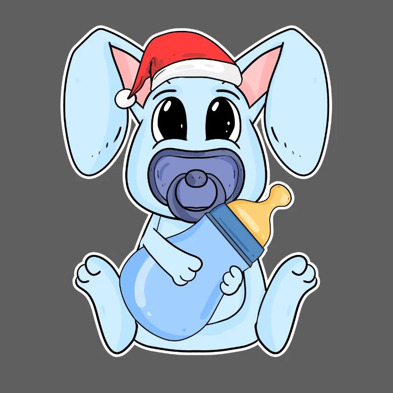 Lapin bébé Noël