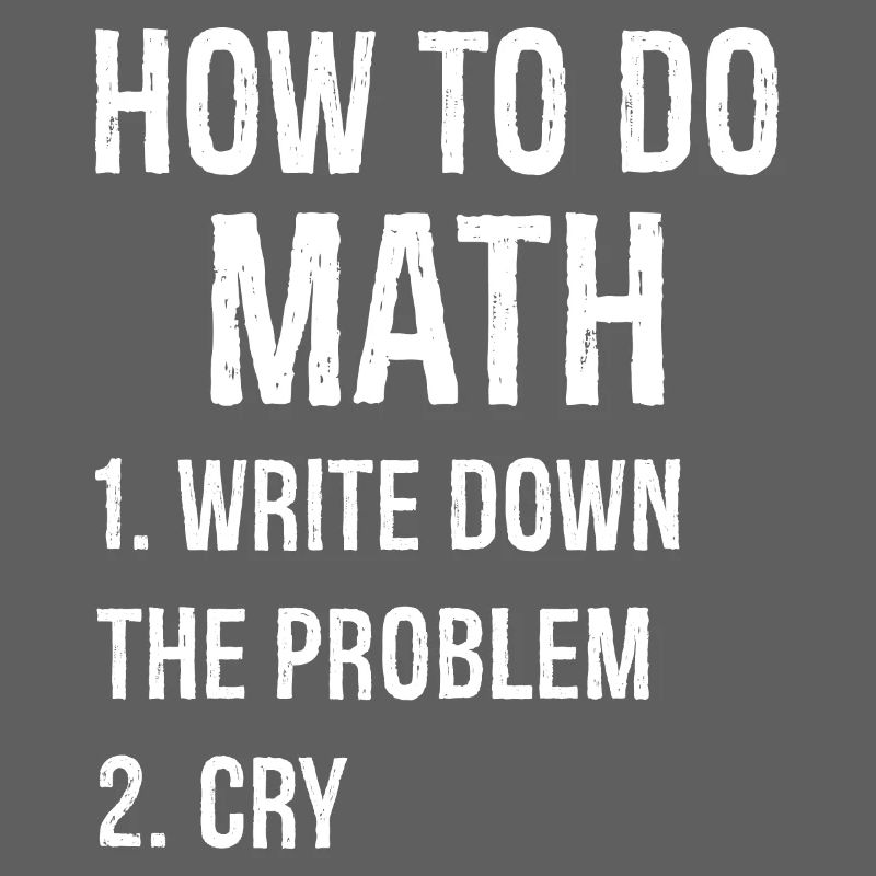 how to do math funny shirt