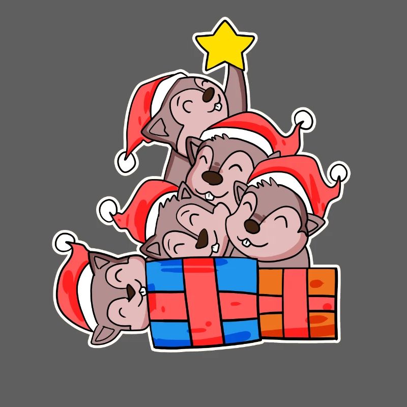 Eichhörnchen Weihnachtsbaum Weihnachten