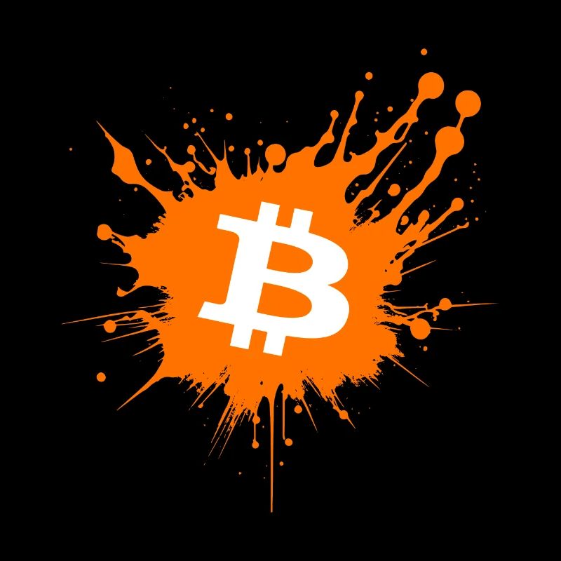 Bitcoin Crypto Cryptocurrency Splash