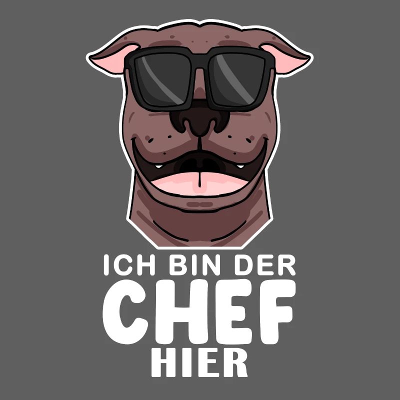 Chef Spruch Anführer Hund