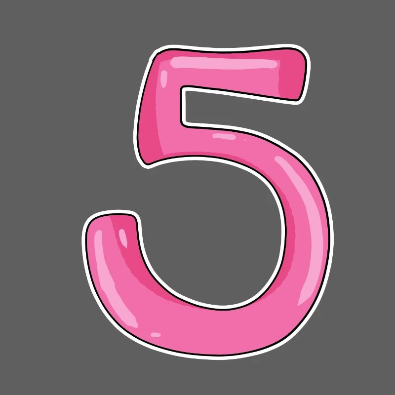 Cinq chiffres numéro 5