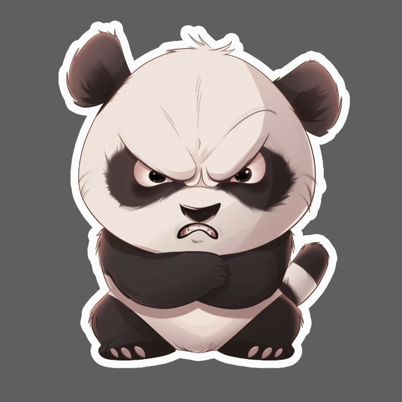 Süßes Pandababy Panda eingeschnappt
