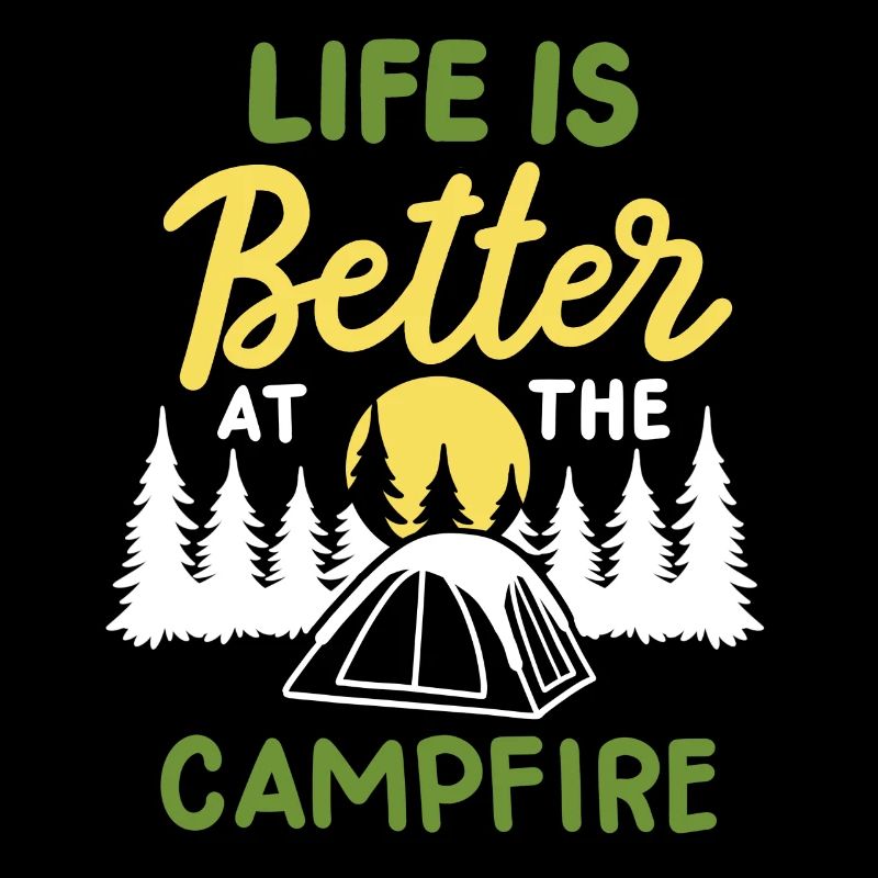 Camping Camper Lagerfeuer