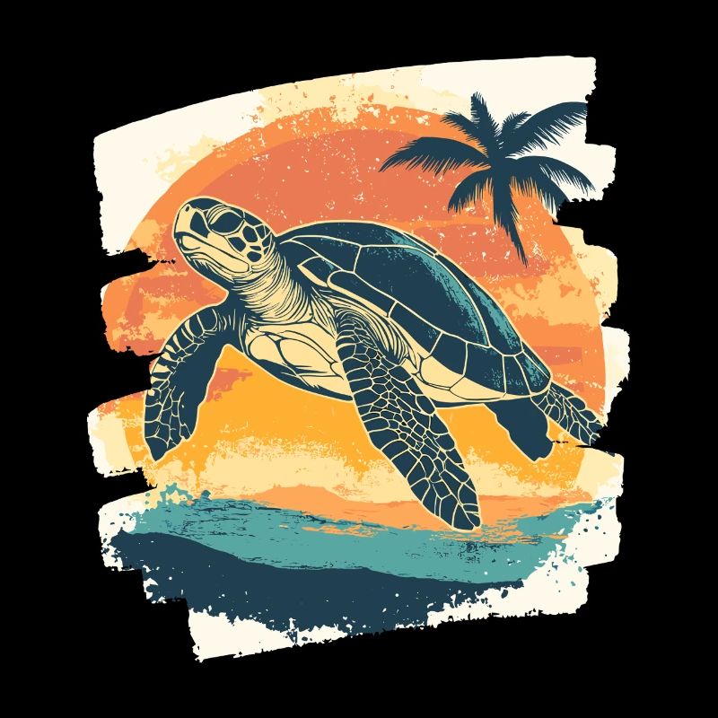 Sea Turtle Retro
