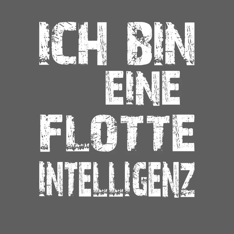 KI Spruch Ich bin eine flotte Intelligenz