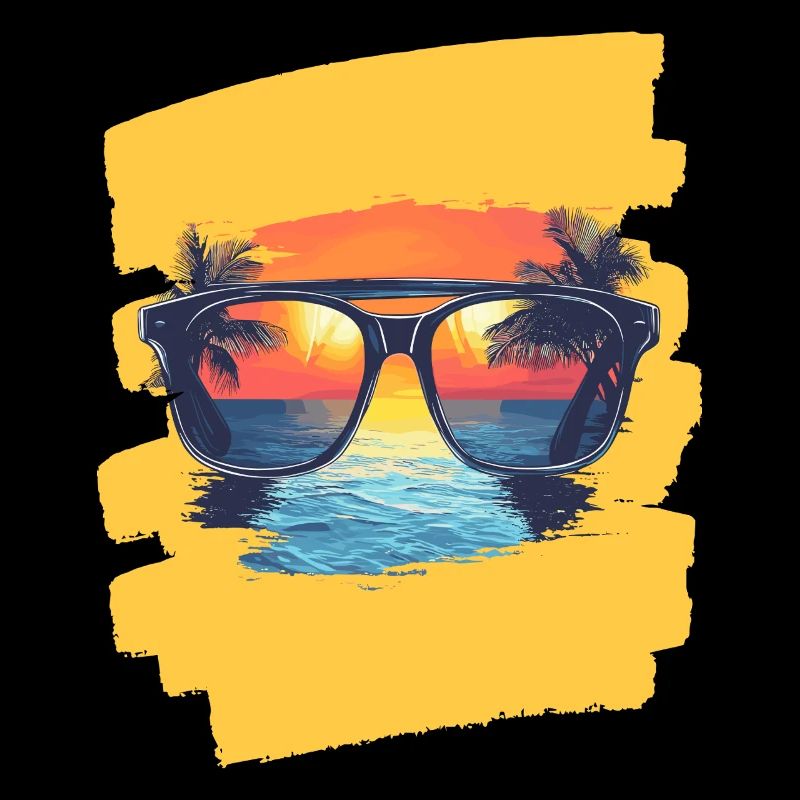 Sunglasses Summer Palm Trees